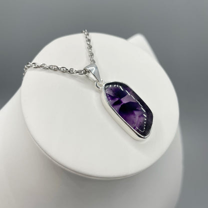 Ciondolo Auralite 23 e Ametista e Argento 925