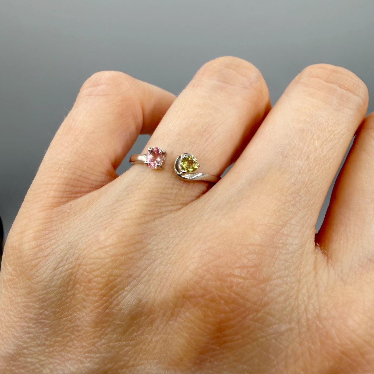 Anello Tormalina Policroma | Argento 925