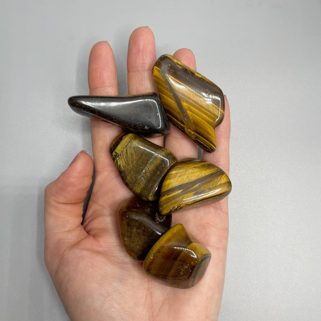 Pietra burattata di Occhio di Tigre