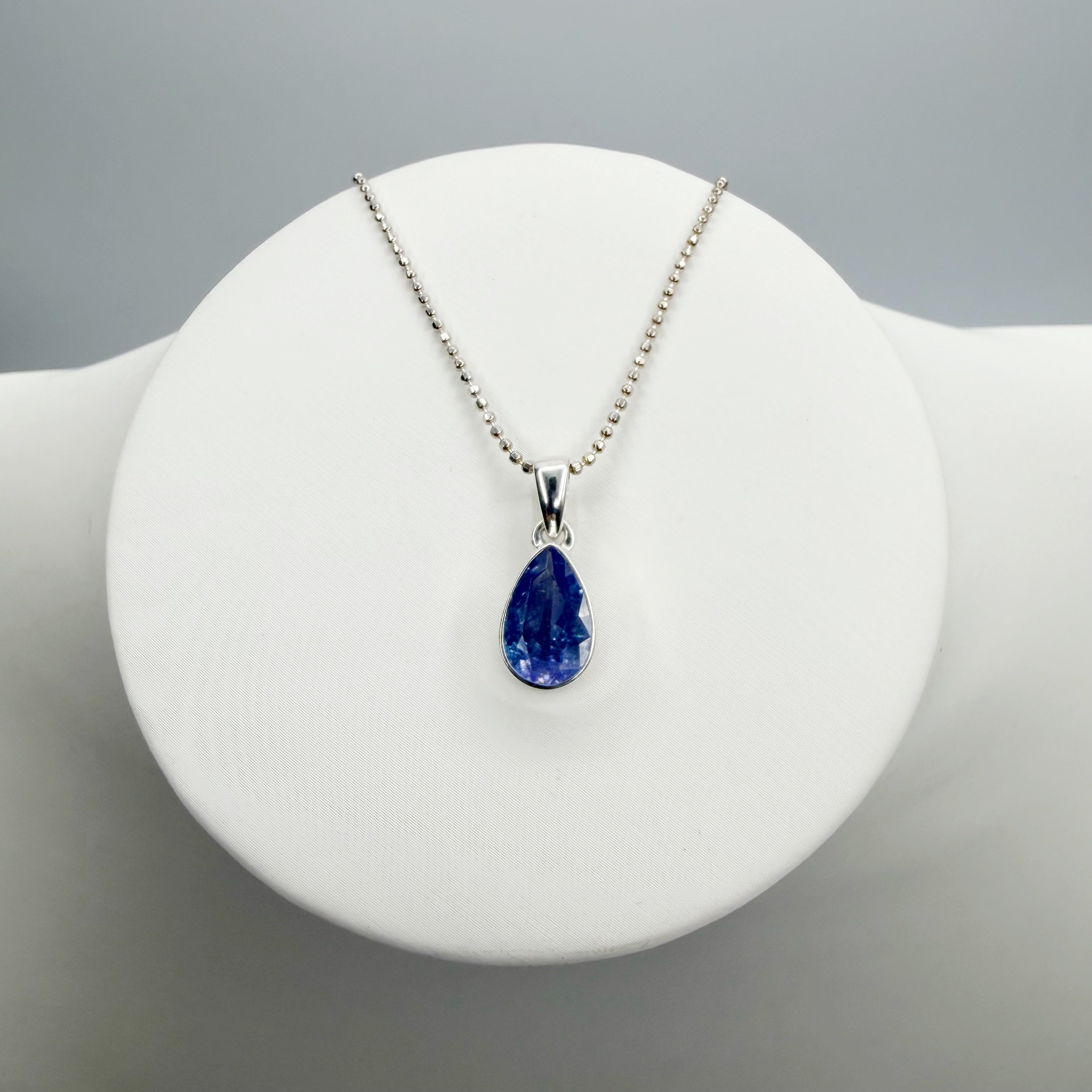 Ciondolo Tanzanite Argento 925 - a Goccia