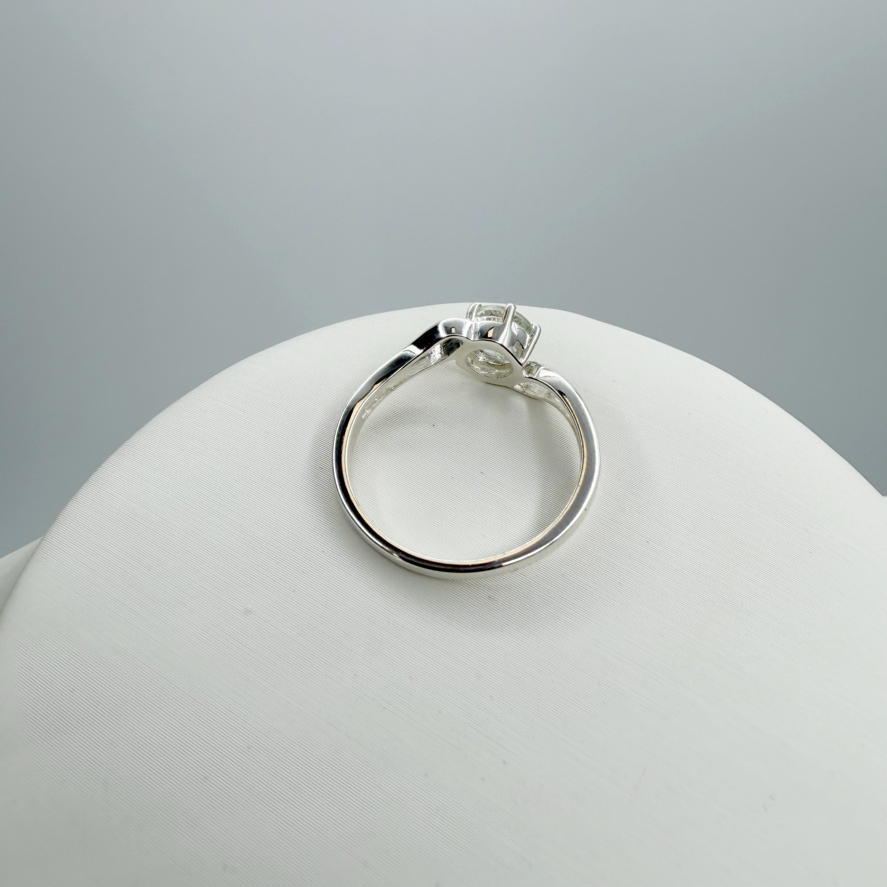 Anello Prasiolite | Argento 925 - NON REGOLABILE