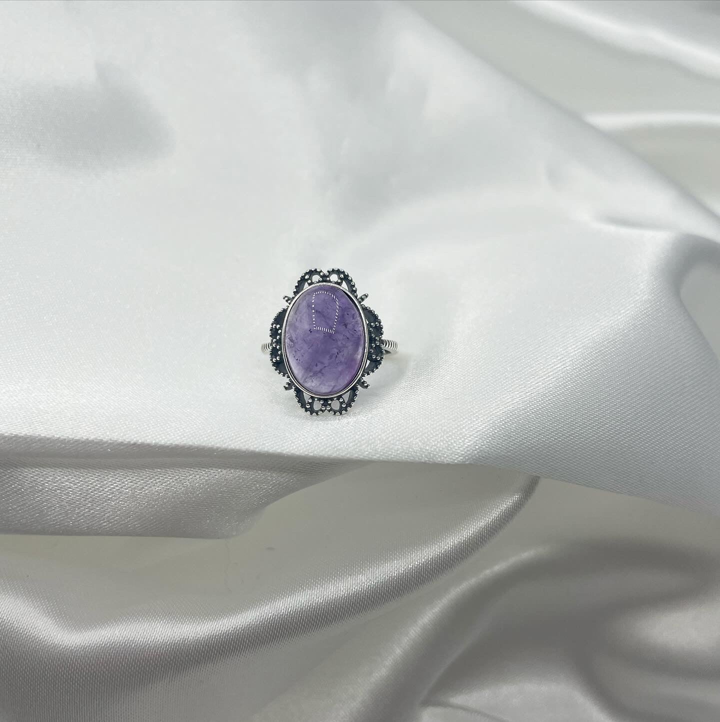 Anello Nirvana - Ametista e Argento 925
