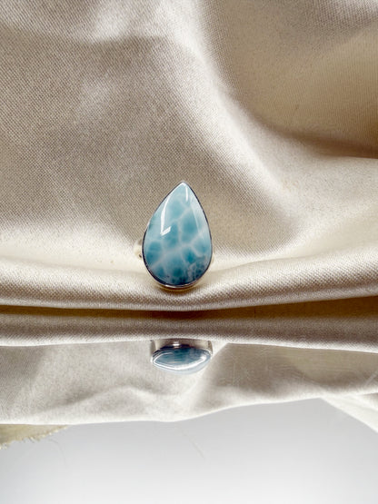Anello Larimar Argento 925 - a Goccia