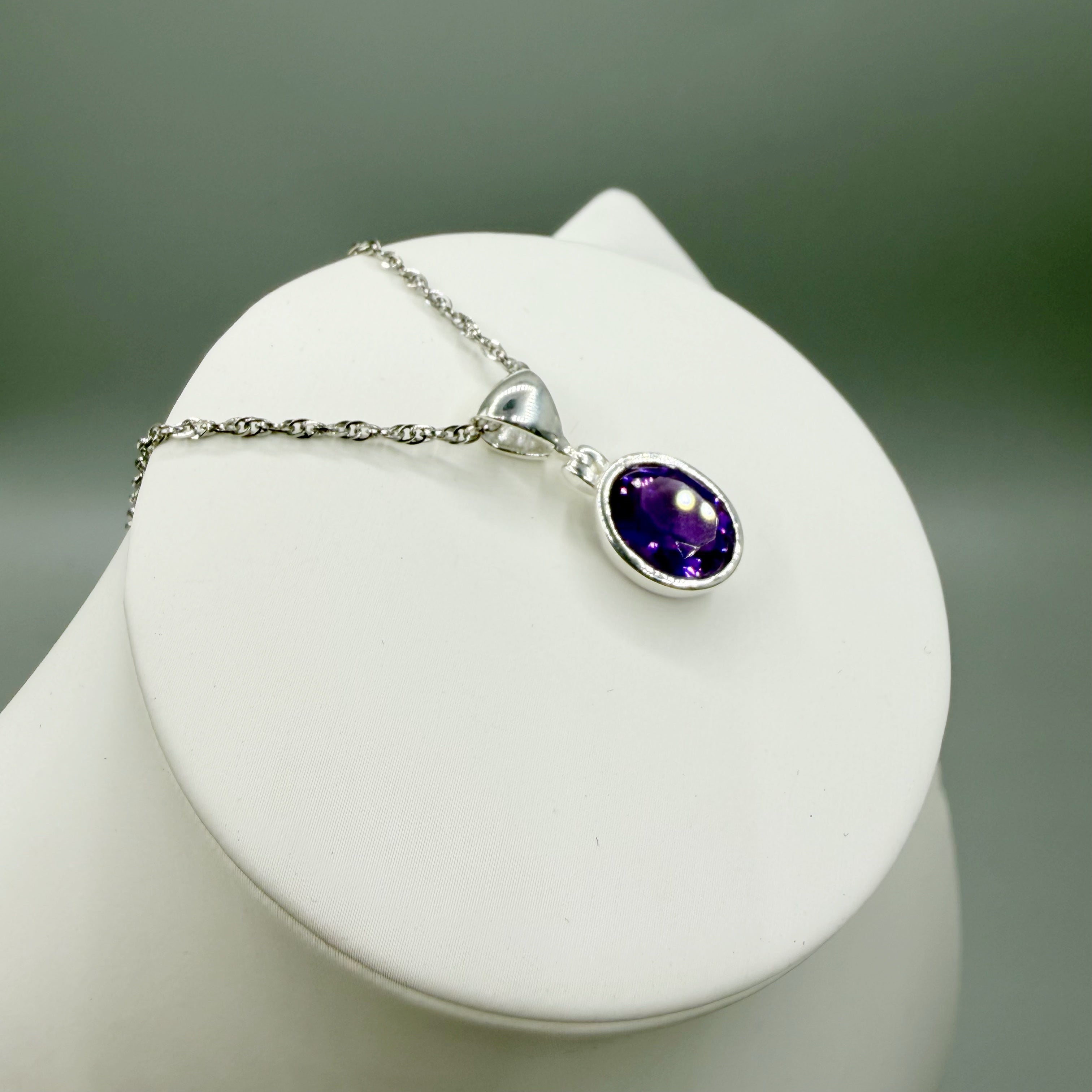 Ciondolo Ametista Argento 925