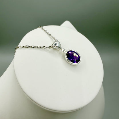 Ciondolo Ametista Argento 925