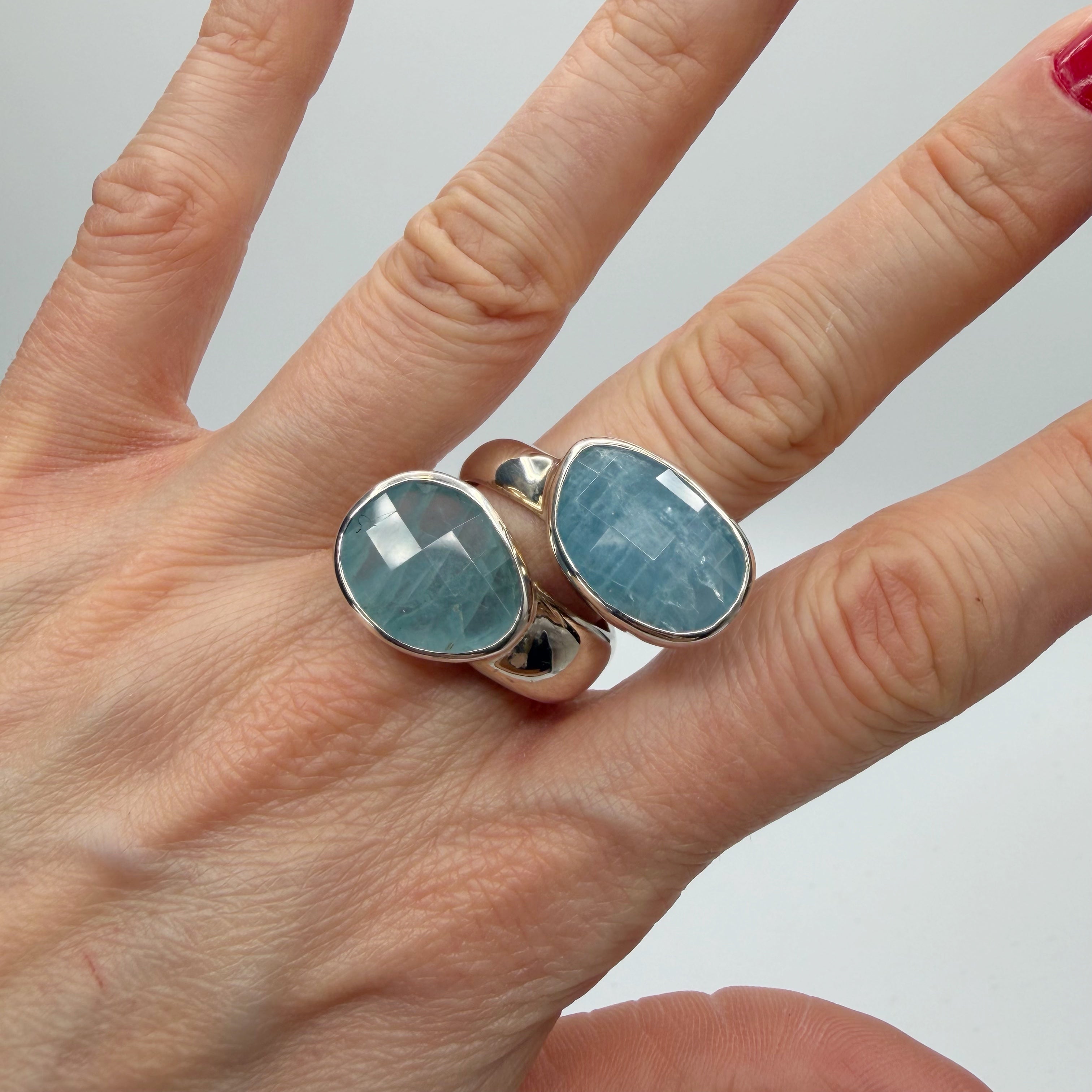 Anello Acquamarina e Argento 925