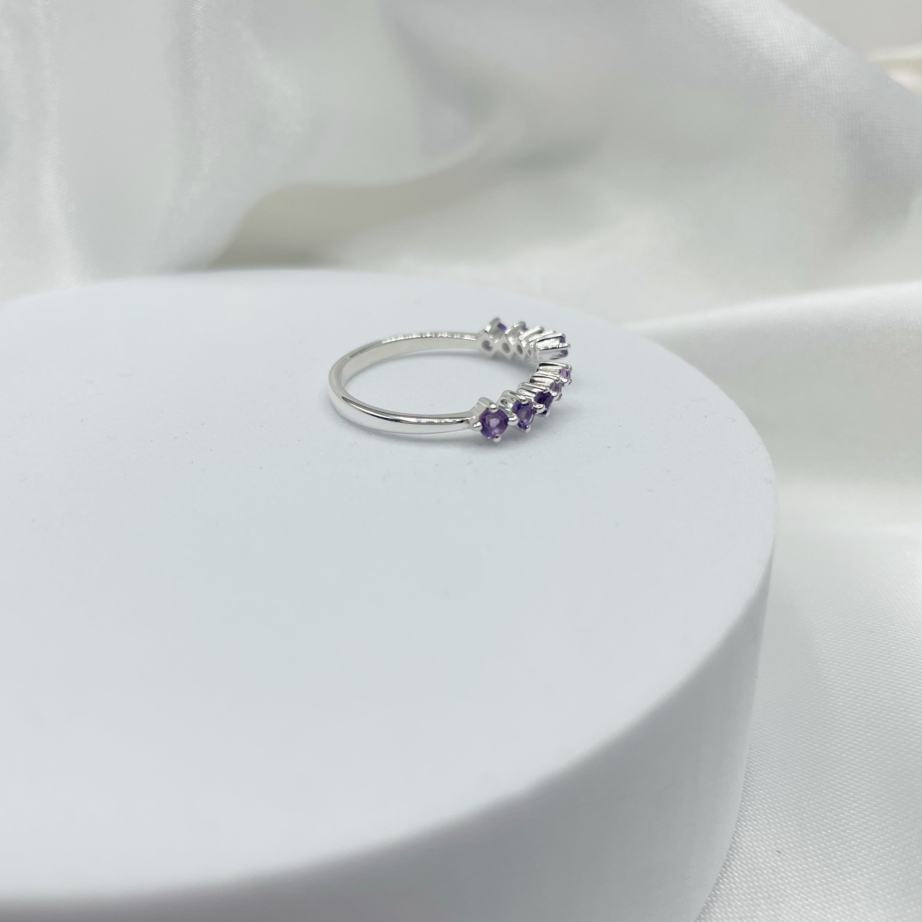 Anello Crown - Ametista e Argento 925