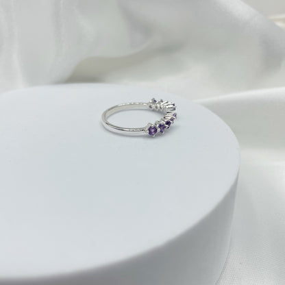 Anello Crown - Ametista e Argento 925