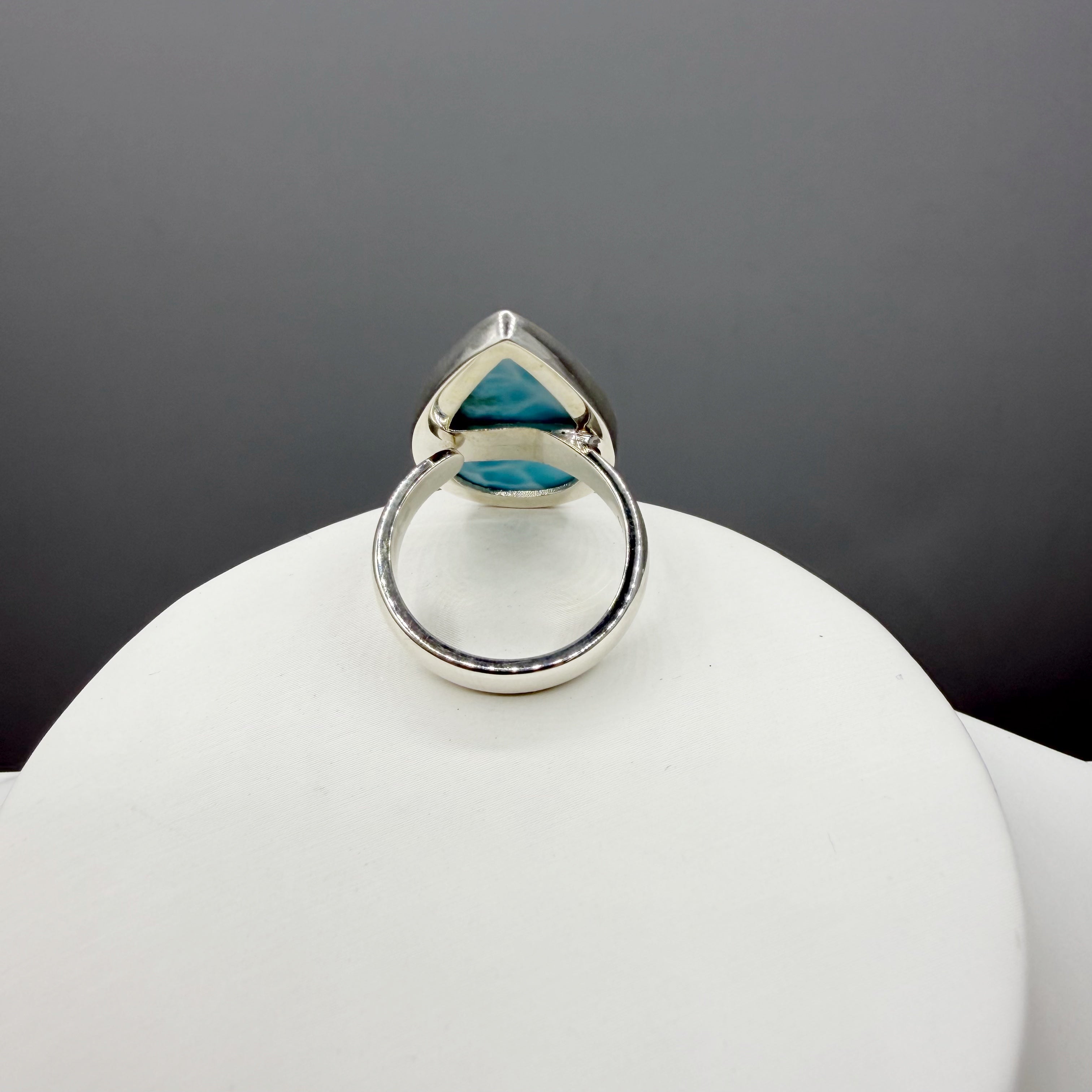 Anello Larimar Argento 925 - a Goccia