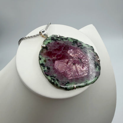 Ciondolo Rubyzoisite - Argento 925