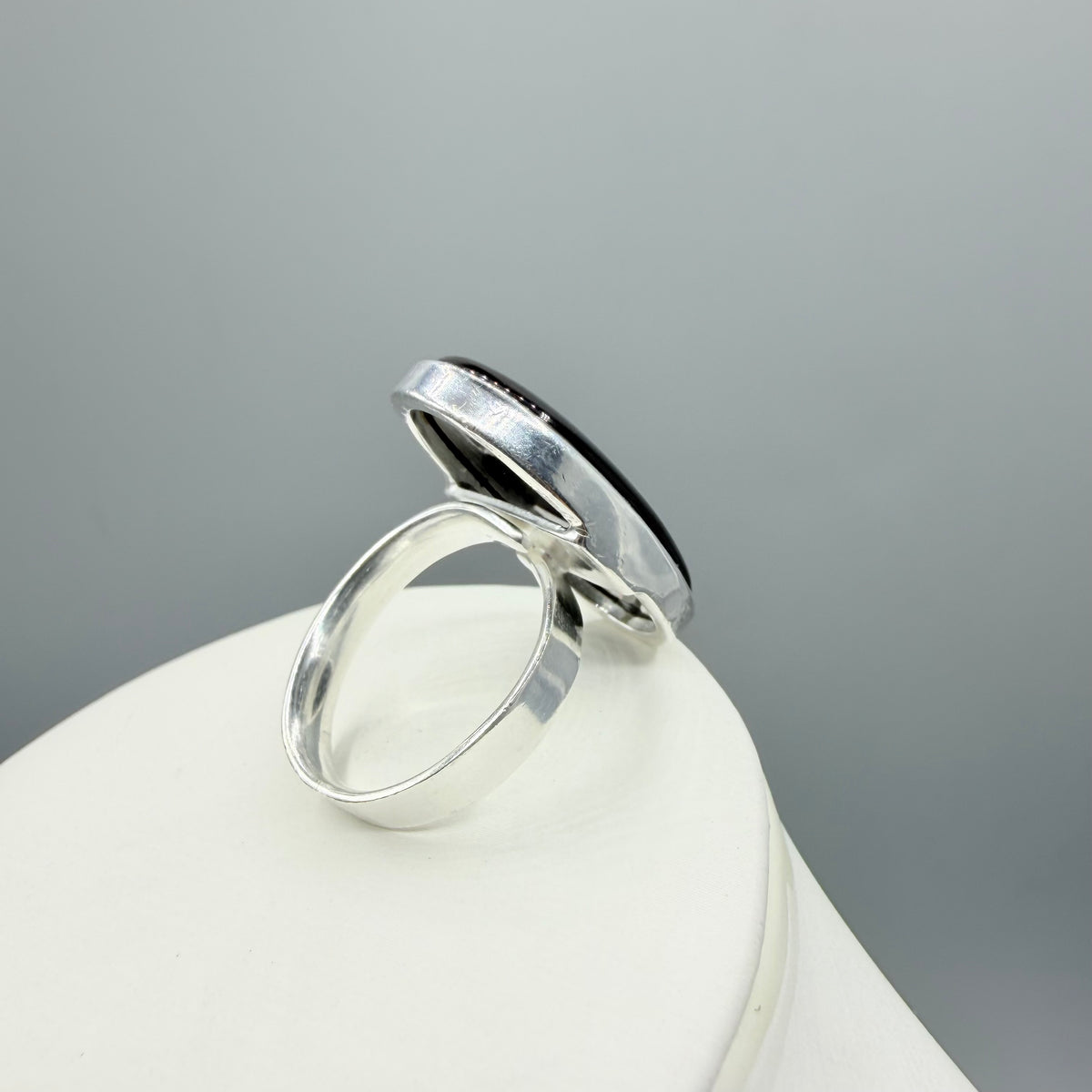Anello Occhio di Shiva Nero - Argento 925