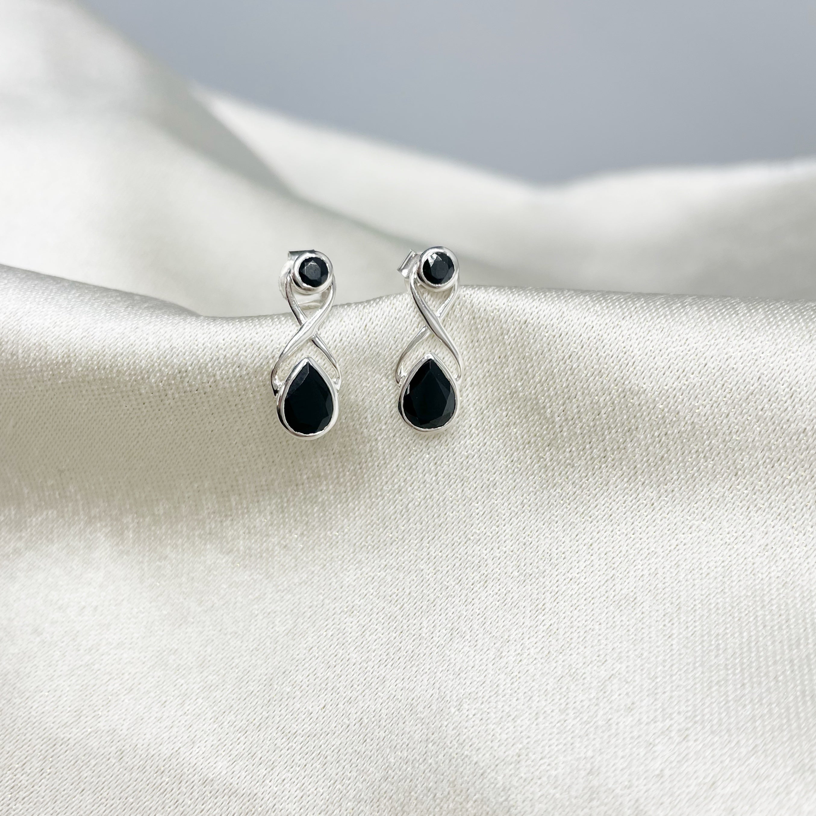 Orecchini Double Tormalina - Argento 925