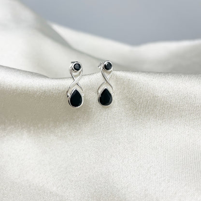 Orecchini Double Tormalina - Argento 925