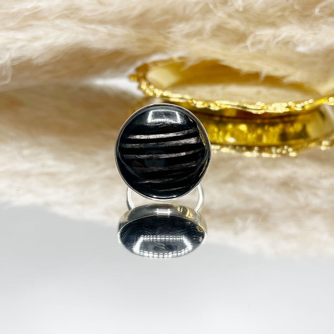 Anello Iperstene Tondo - Argento 925