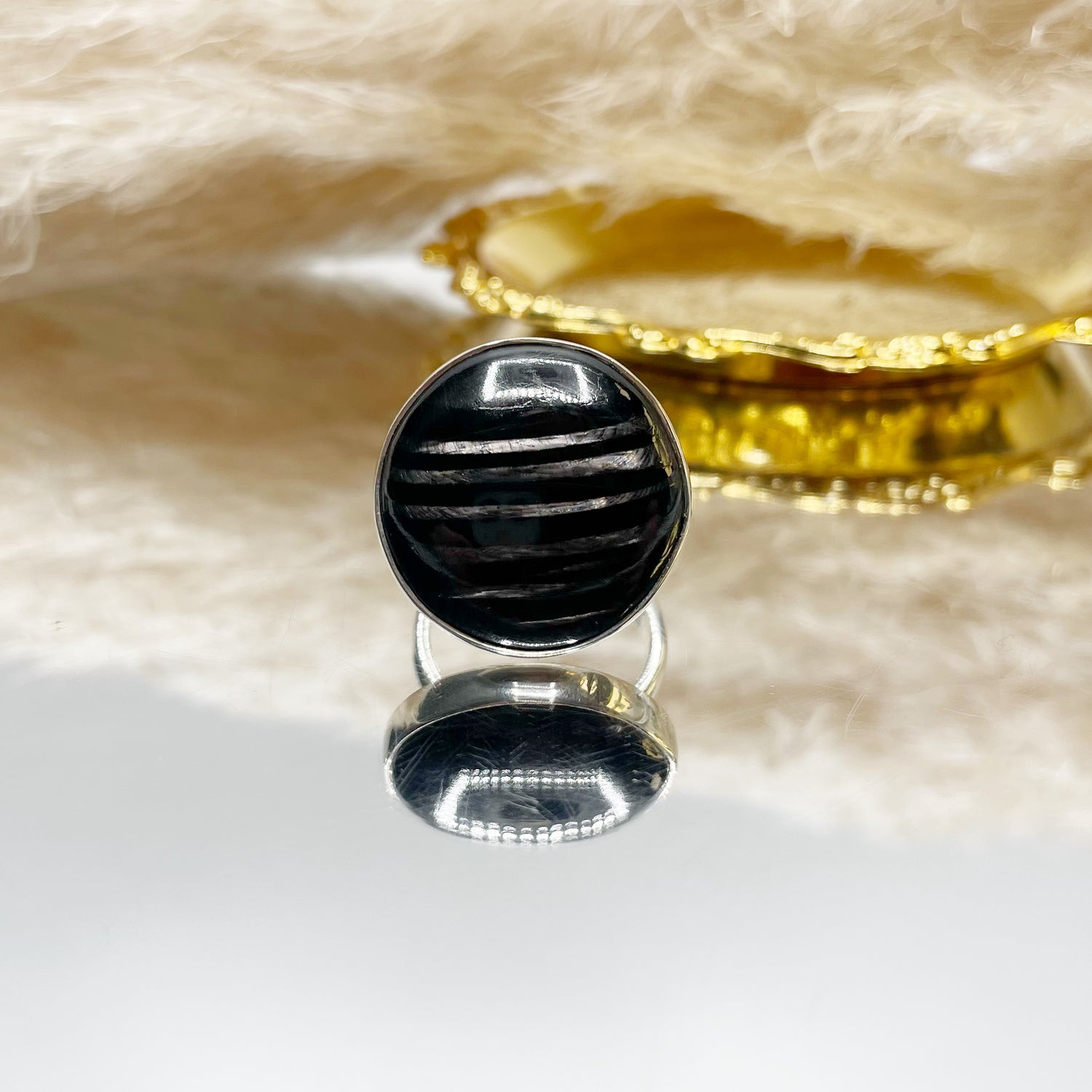 Anello Iperstene Tondo - Argento 925