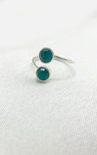 Carica l&#39;immagine nel visualizzatore di Gallery, Anello Smeraldo Gemini e Argento 925
