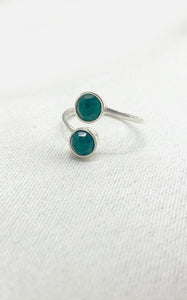 Anello Smeraldo Gemini e Argento 925