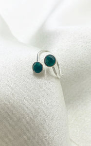 Anello Smeraldo Gemini e Argento 925