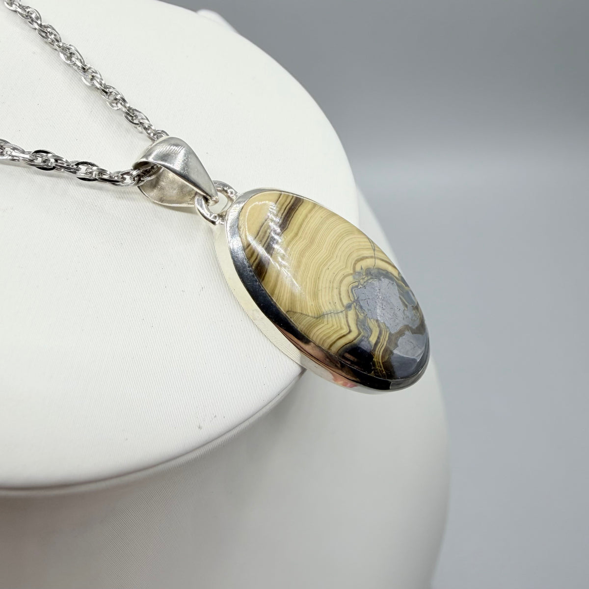 Ciondolo Schalenblende Argento 925 - Ovale