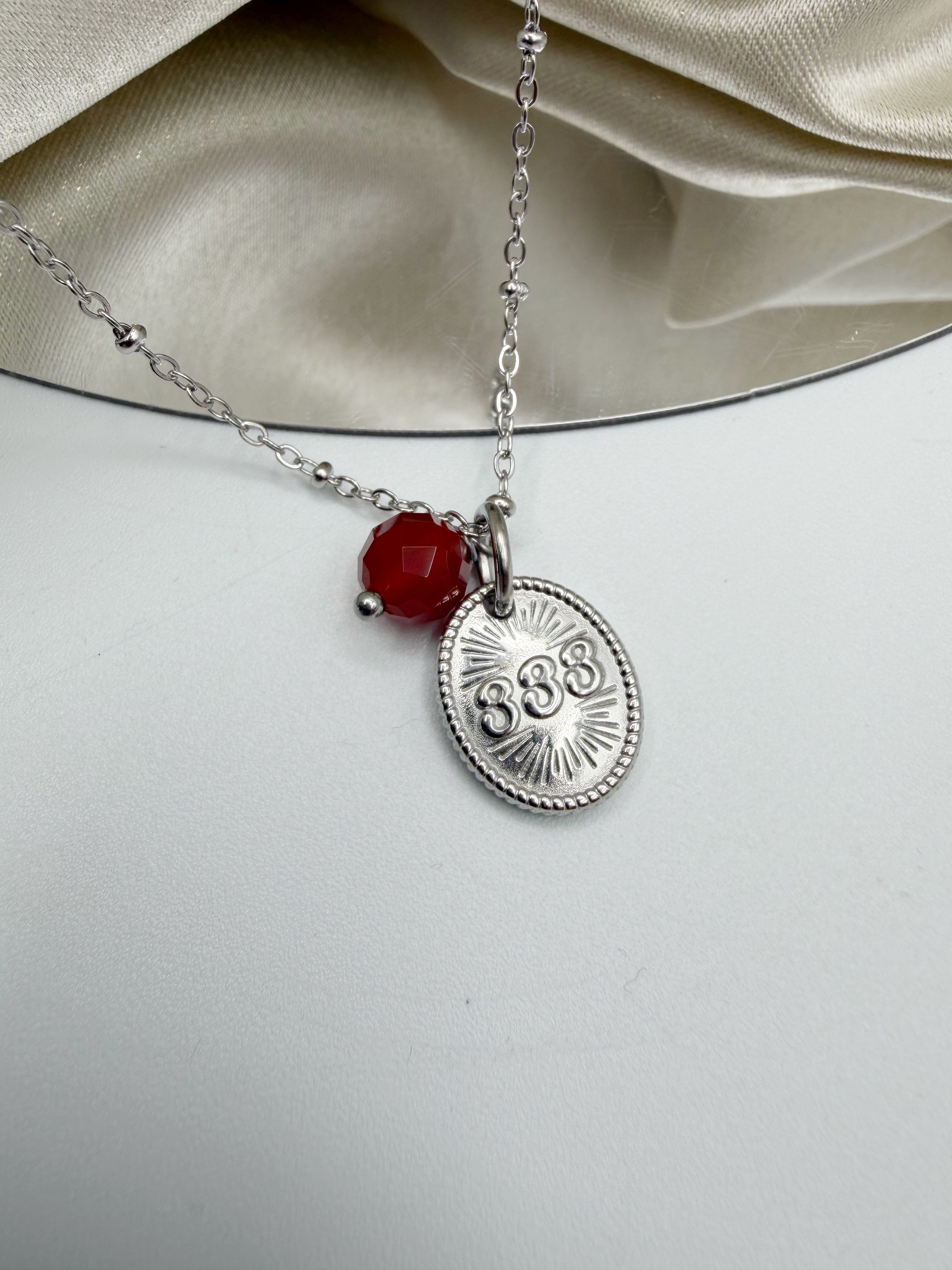 Talismano Angelico 333 - SUPPORT - Corniola