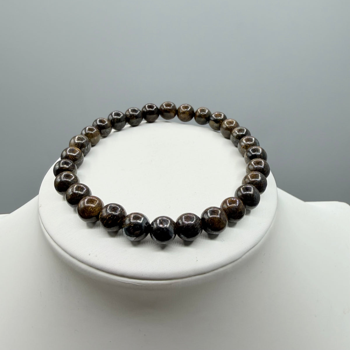 Bracciale Bronzite con elastico