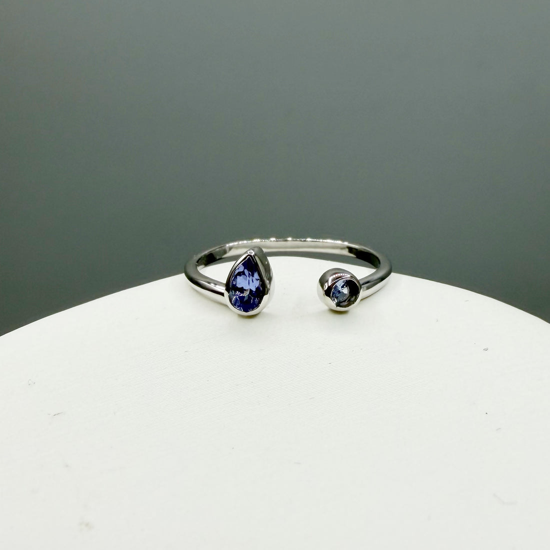 Anello Double Tanzanite - Argento 925