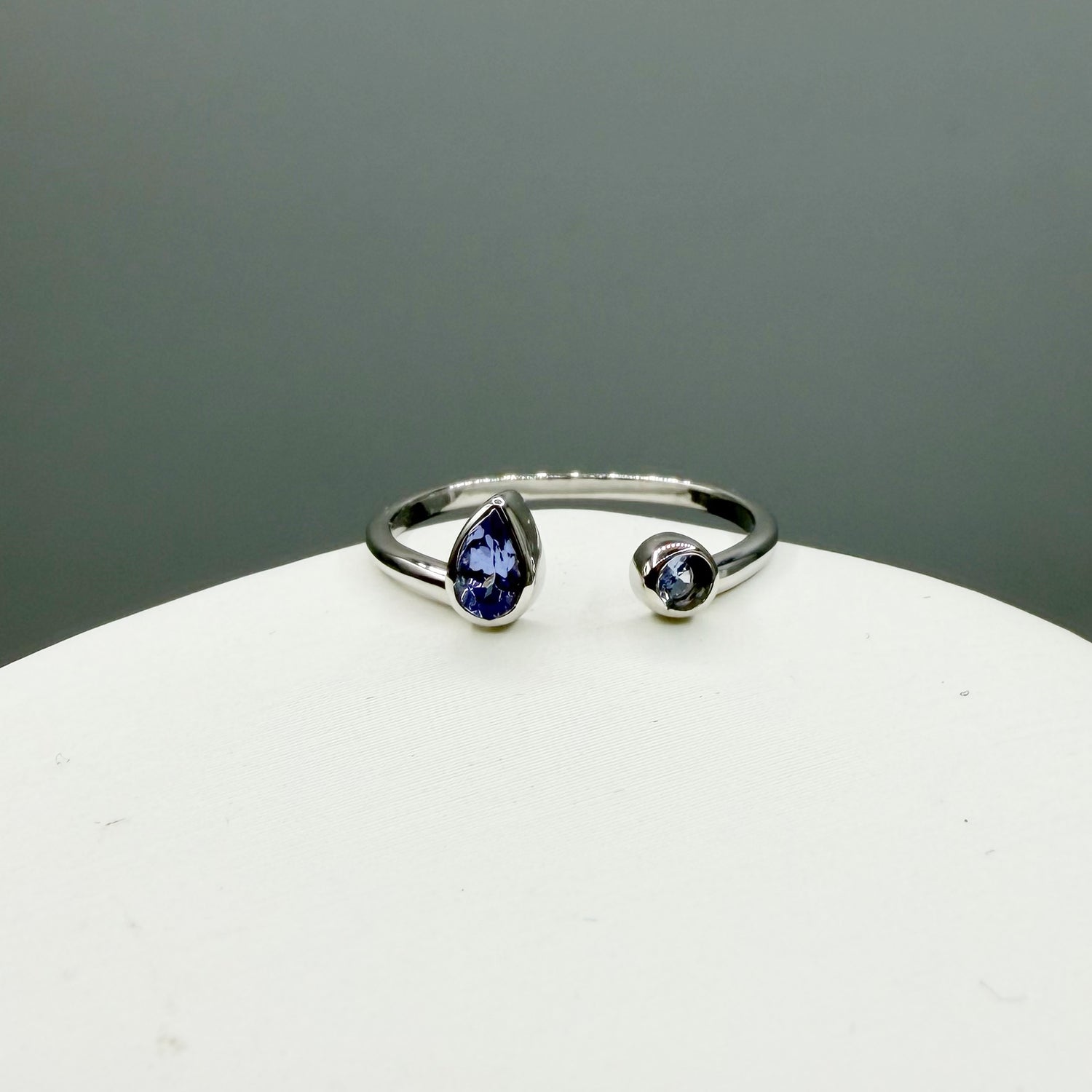 Anello Double Tanzanite - Argento 925