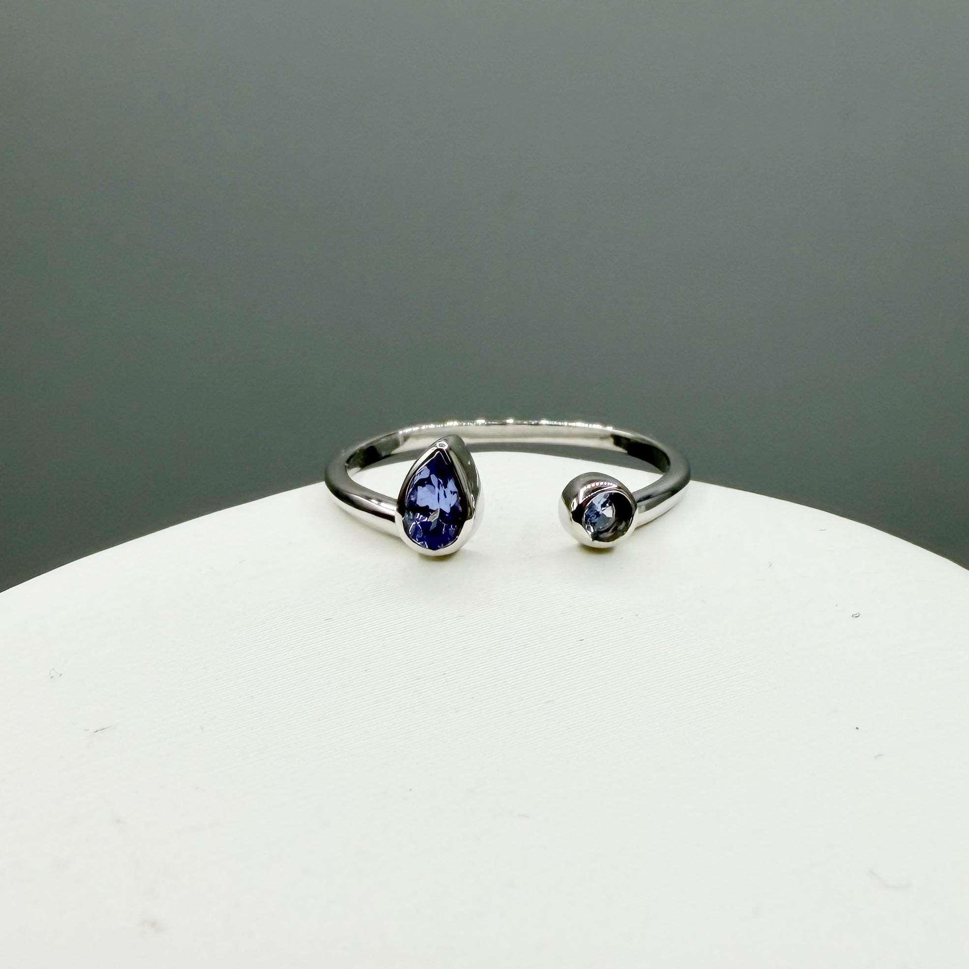 Anello Double Tanzanite - Argento 925