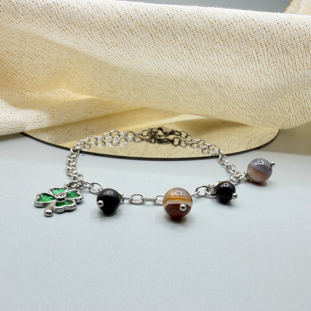 Bracciale Sigillo Protettivo - Occhio di Shiva, Shungite, Ossidiana | LIMITED EDITION