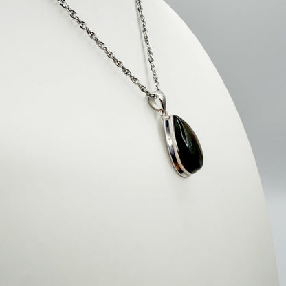 Ciondolo Labradorite Viola - Argento 925 - a goccia