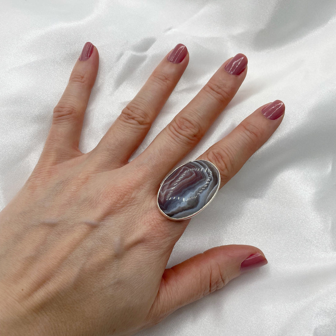 Anello Occhio di Shiva - Argento 925 - Ovale