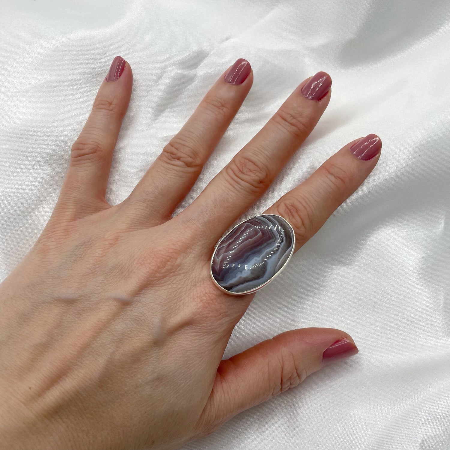 Anello Occhio di Shiva - Argento 925 - Ovale