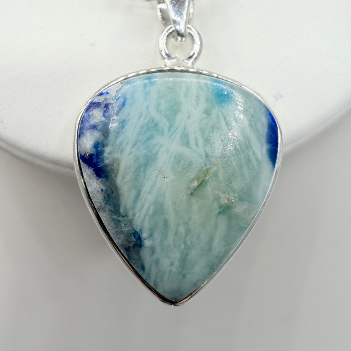 Ciondolo Afghanite e Argento 925 - Triangolo
