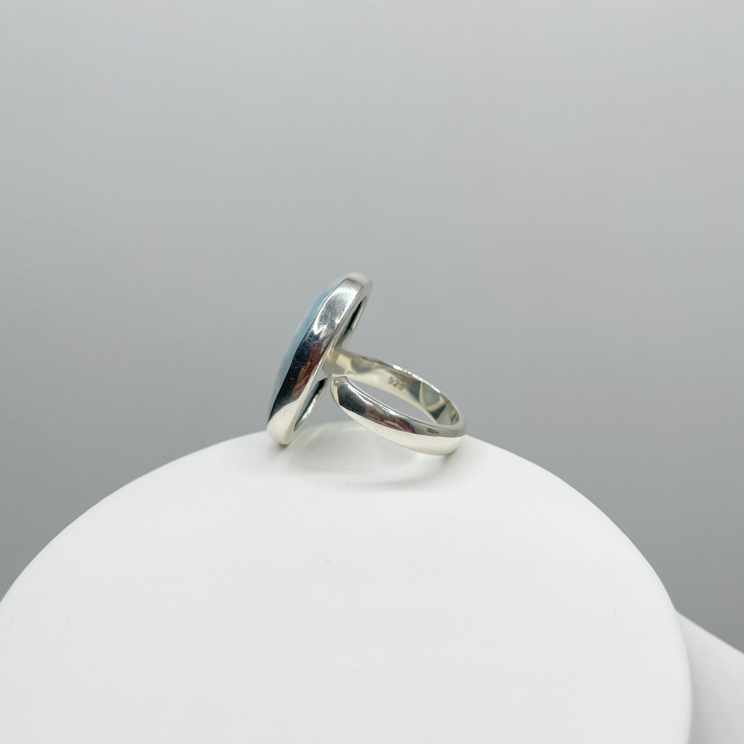 Anello Larimar Ovale - Argento 925