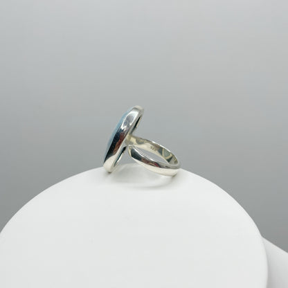 Anello Larimar Ovale - Argento 925
