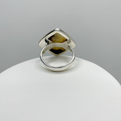 Anello Septaria Rombo - Argento 925