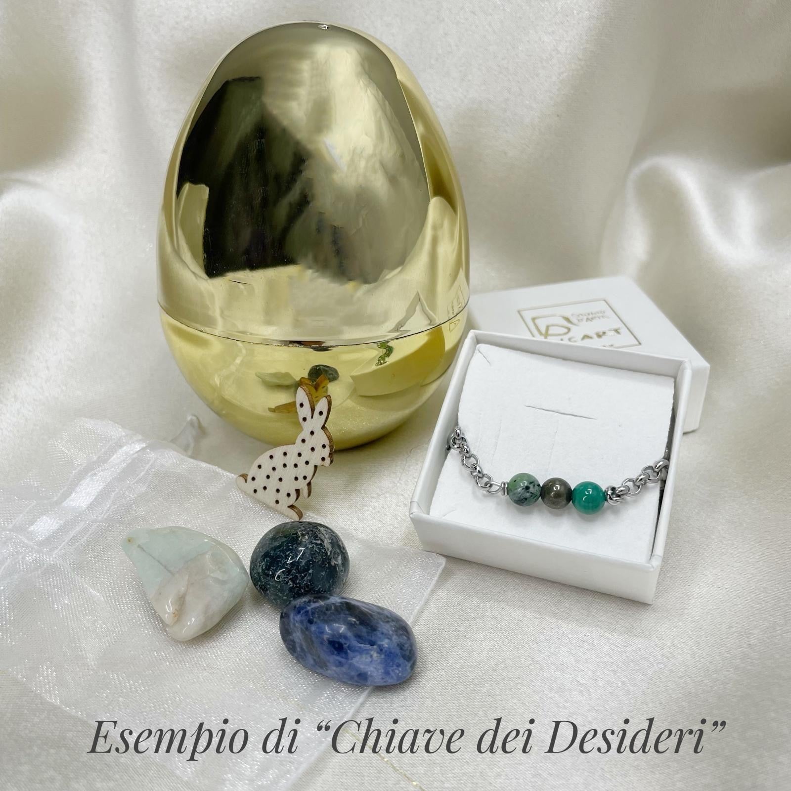 Uovo di Pasqua con Sorpresa - Bracciale e cristalli