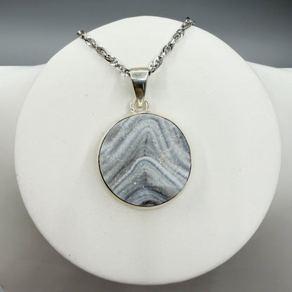 Ciondolo Desert Druzy Argento 925 - Tondo