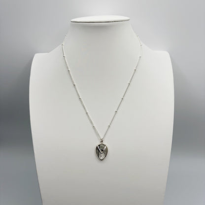 Collana Quarzo Tormalinato a Goccia - Argento 925
