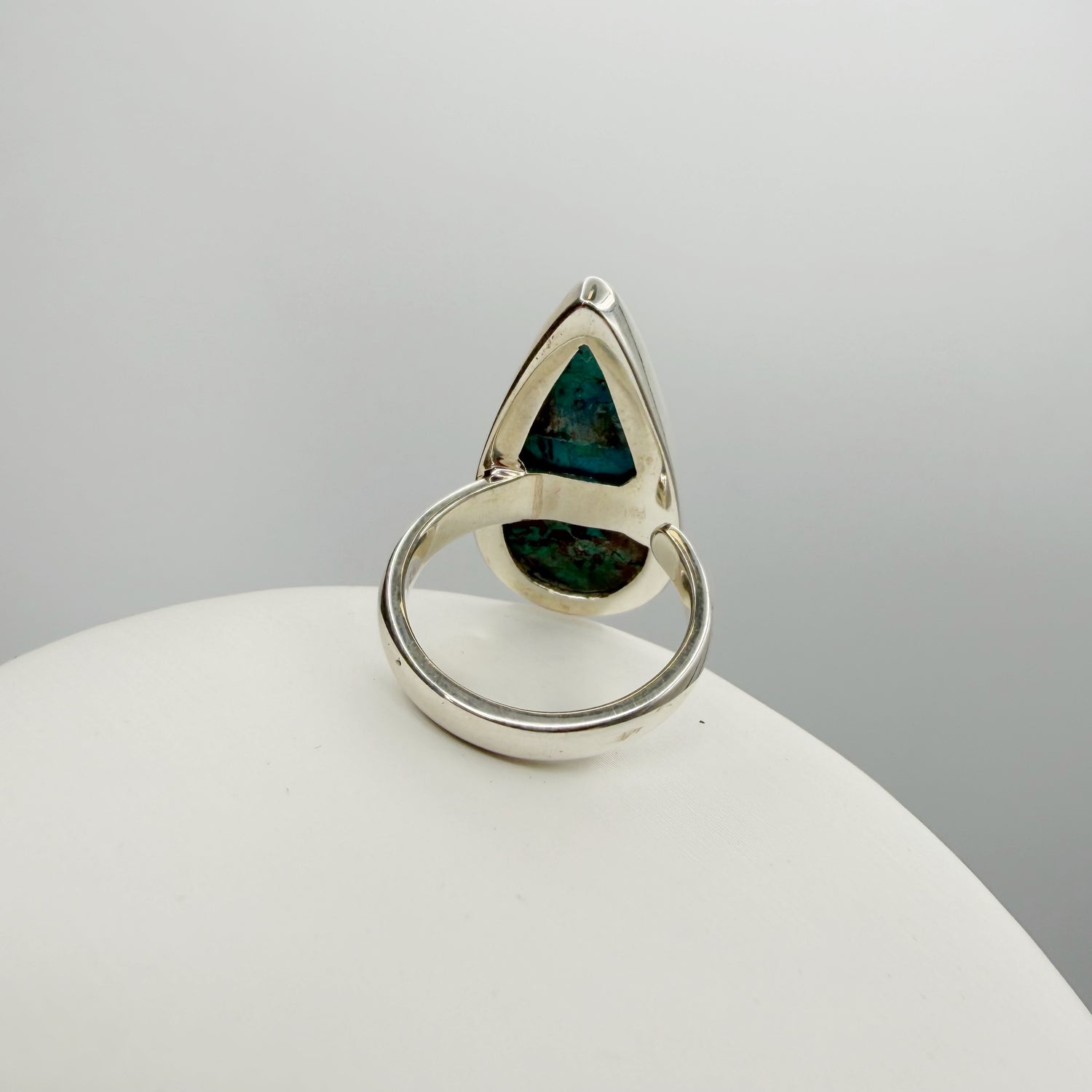 Anello Shattuckite e Argento 925 - a Goccia