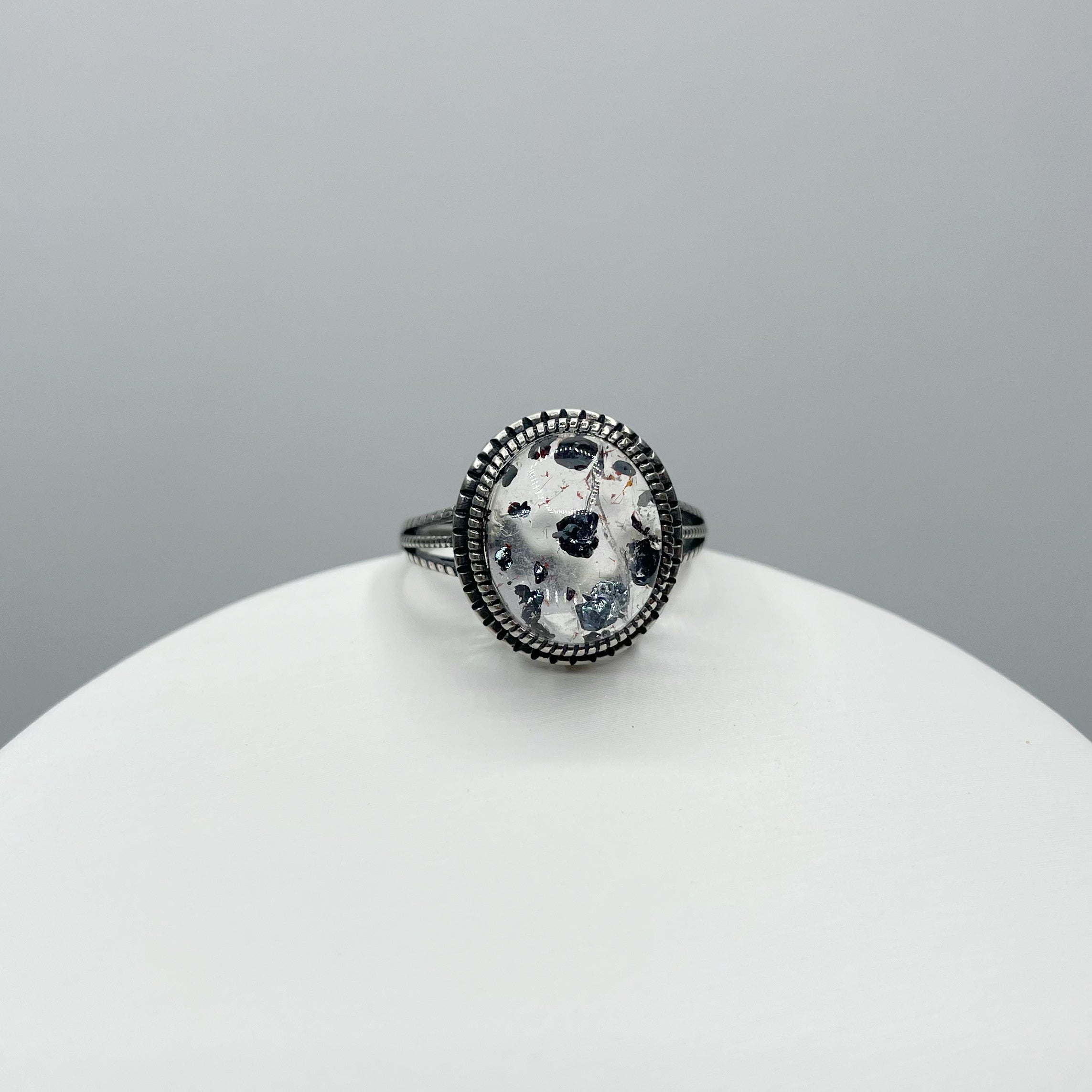 Anello Super Seven Ovale e Argento 925