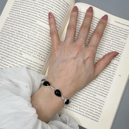 Bracciale Onice e Argento 925