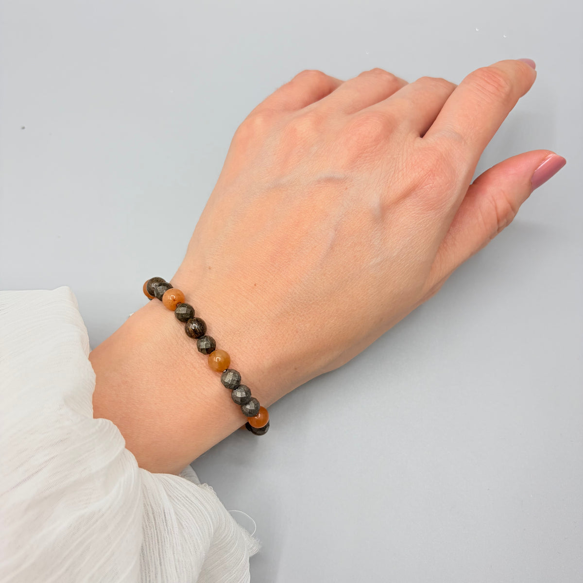 Bracciale Prosperity - Pirite, Avventurina, Bronzite