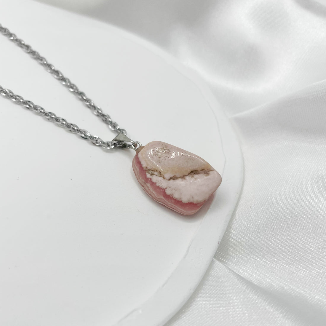 Collana Rodocrosite
