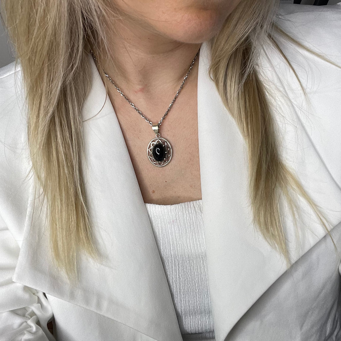 Ciondolo Onice Diadema - Argento 925