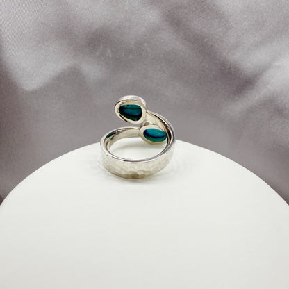 Anello Turchese Naturale - Argento 925