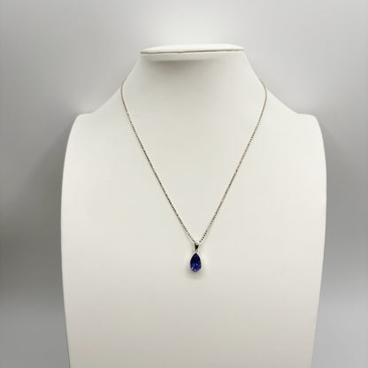 Ciondolo Tanzanite Argento 925 - a Goccia