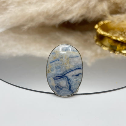 Anello Sheelite e Argento 925 - Ovale