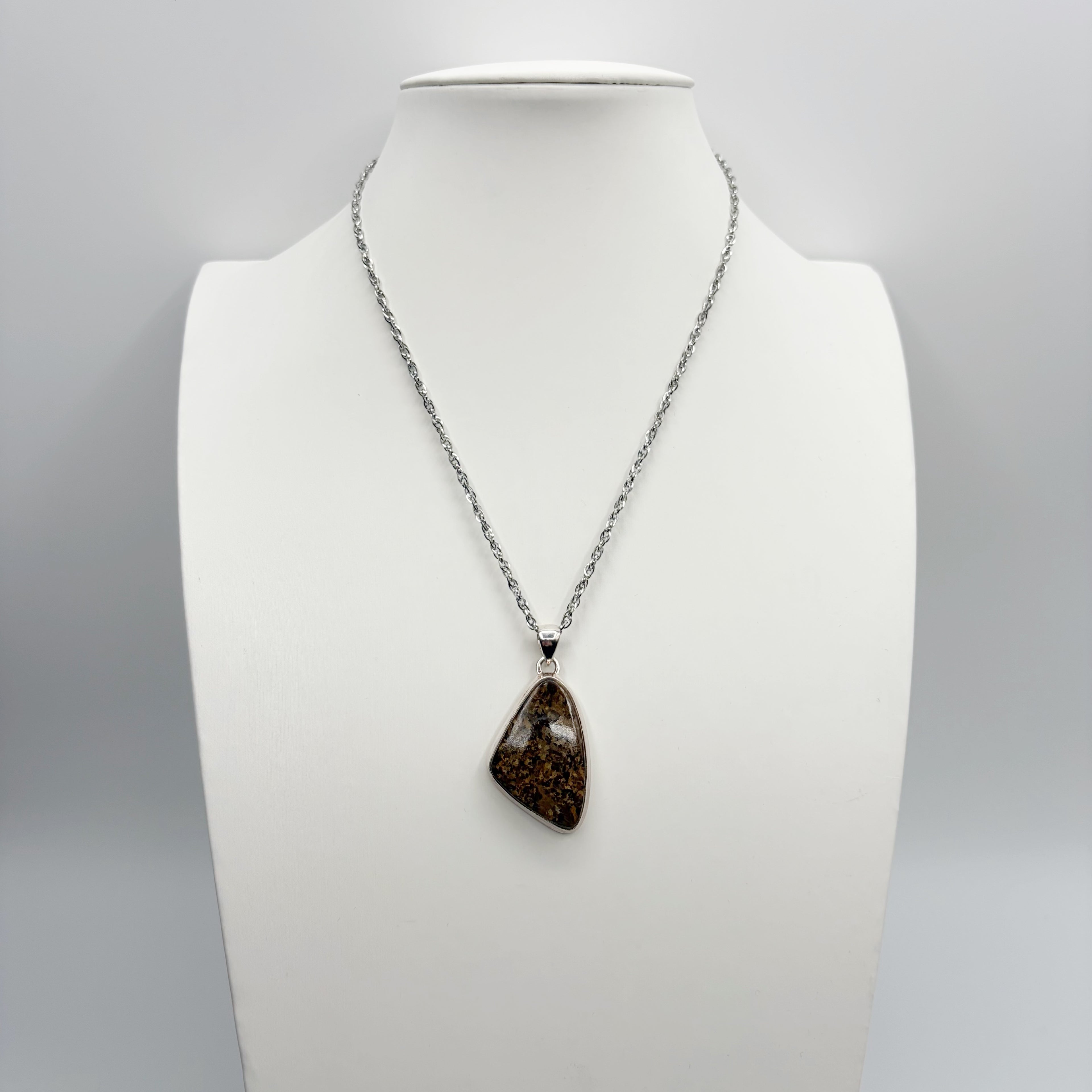 Ciondolo Bronzite - Argento 925