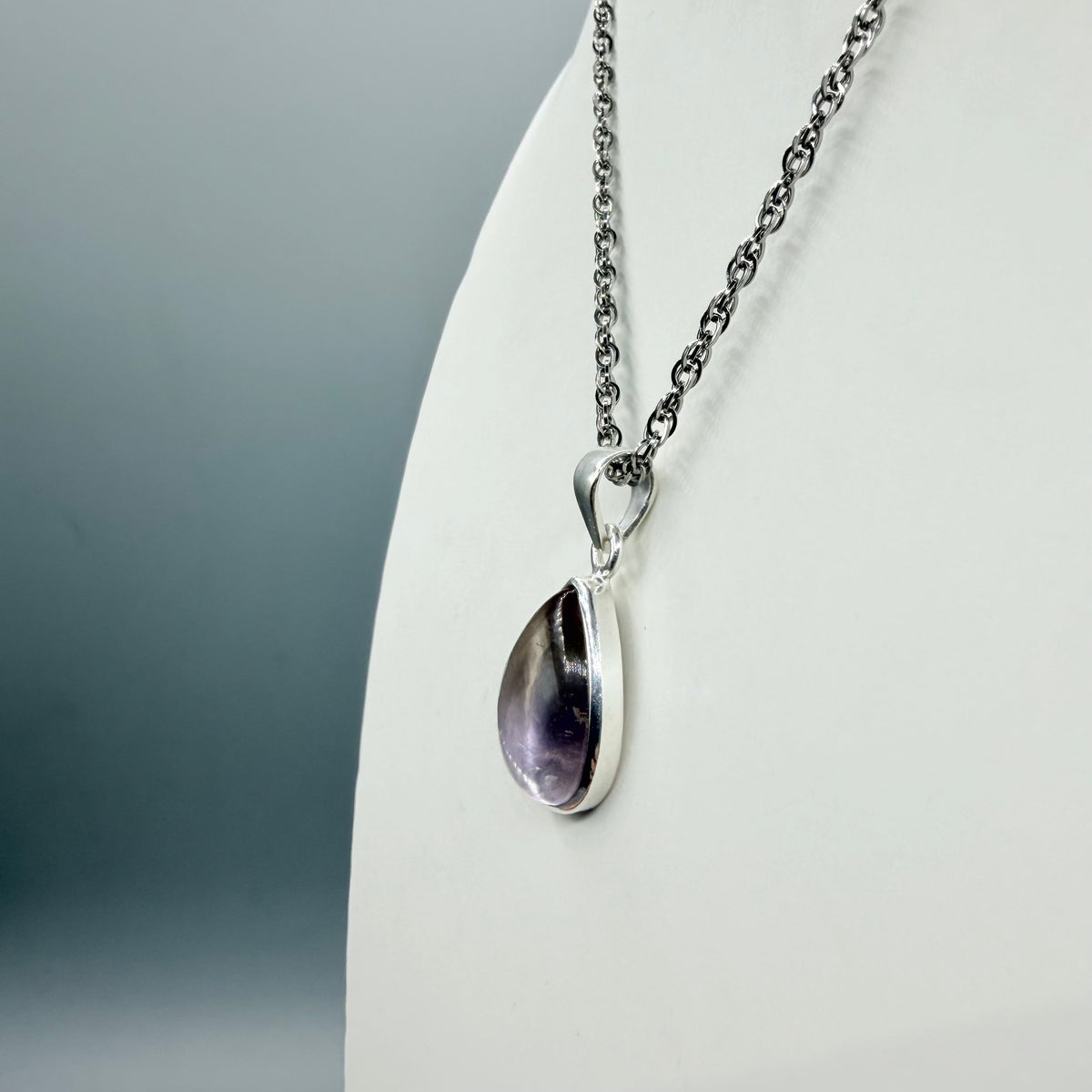Ciondolo Ametrino e Argento 925 - a Goccia